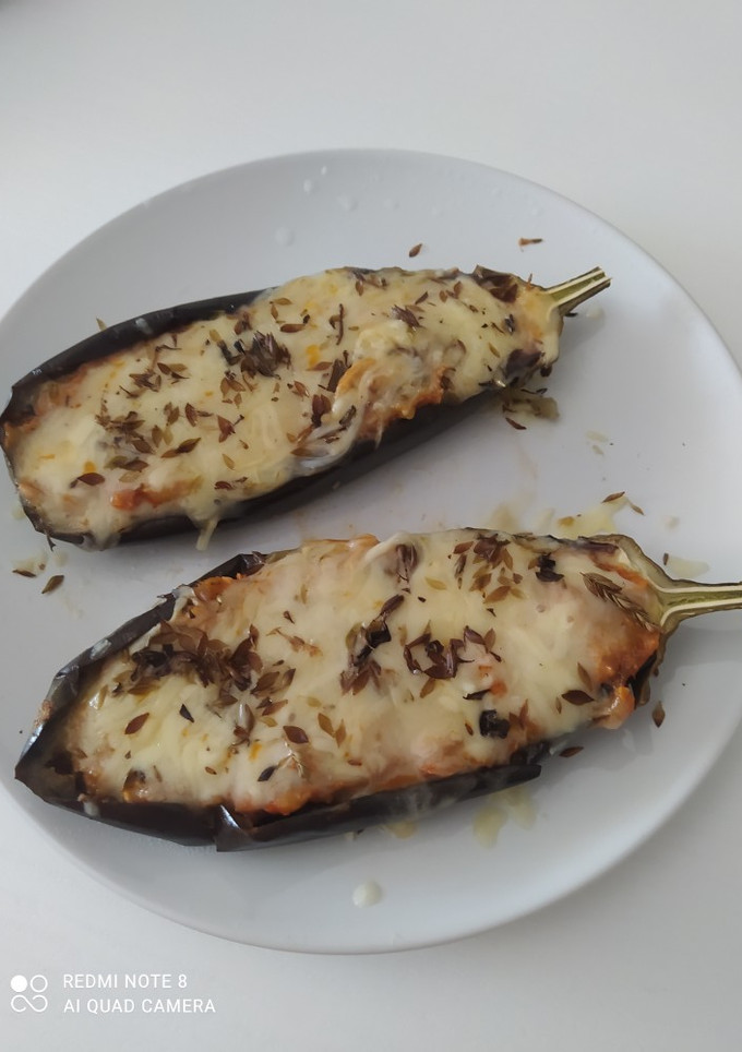 Una foto de Berenjenas rellenas