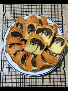 Foto resep Marmer Cake Jadul Pak Sahak (All in One Method)