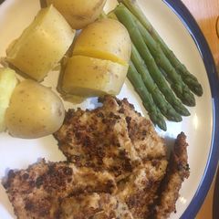 A picture of Pork schnitzels.