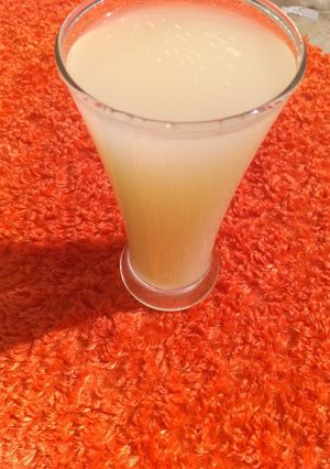 A picture of Coconut nd pineapple juice.