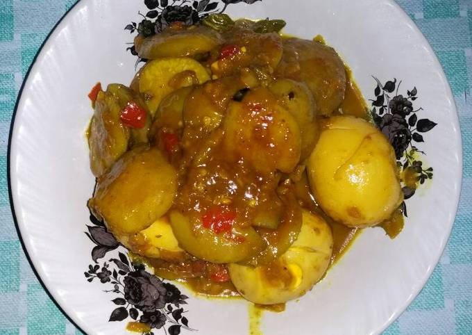 Standar Resep praktis bikin Rendang Jengkol Telor dijamin enak