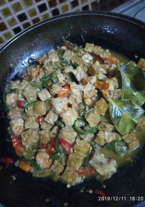 Foto resep Oseng tempe udang cabe hijau