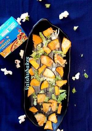 A picture of Cheesy Pumpkin Chips.