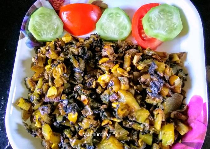 Karela and Aloo Crispy Fry