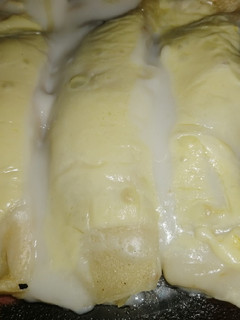 Una foto de Canelones rellenos de carne y puerro