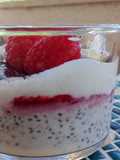Pudding de yogur y chía