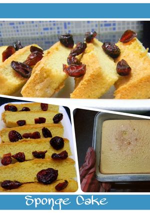 A picture of Wheat Flour Sponge Cake!.