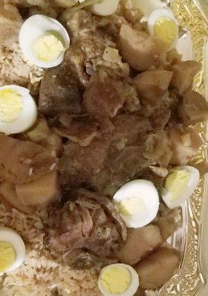 صورة لوصفة رز ولحمه