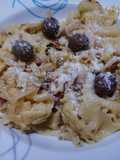 Farfalle em Carbonara