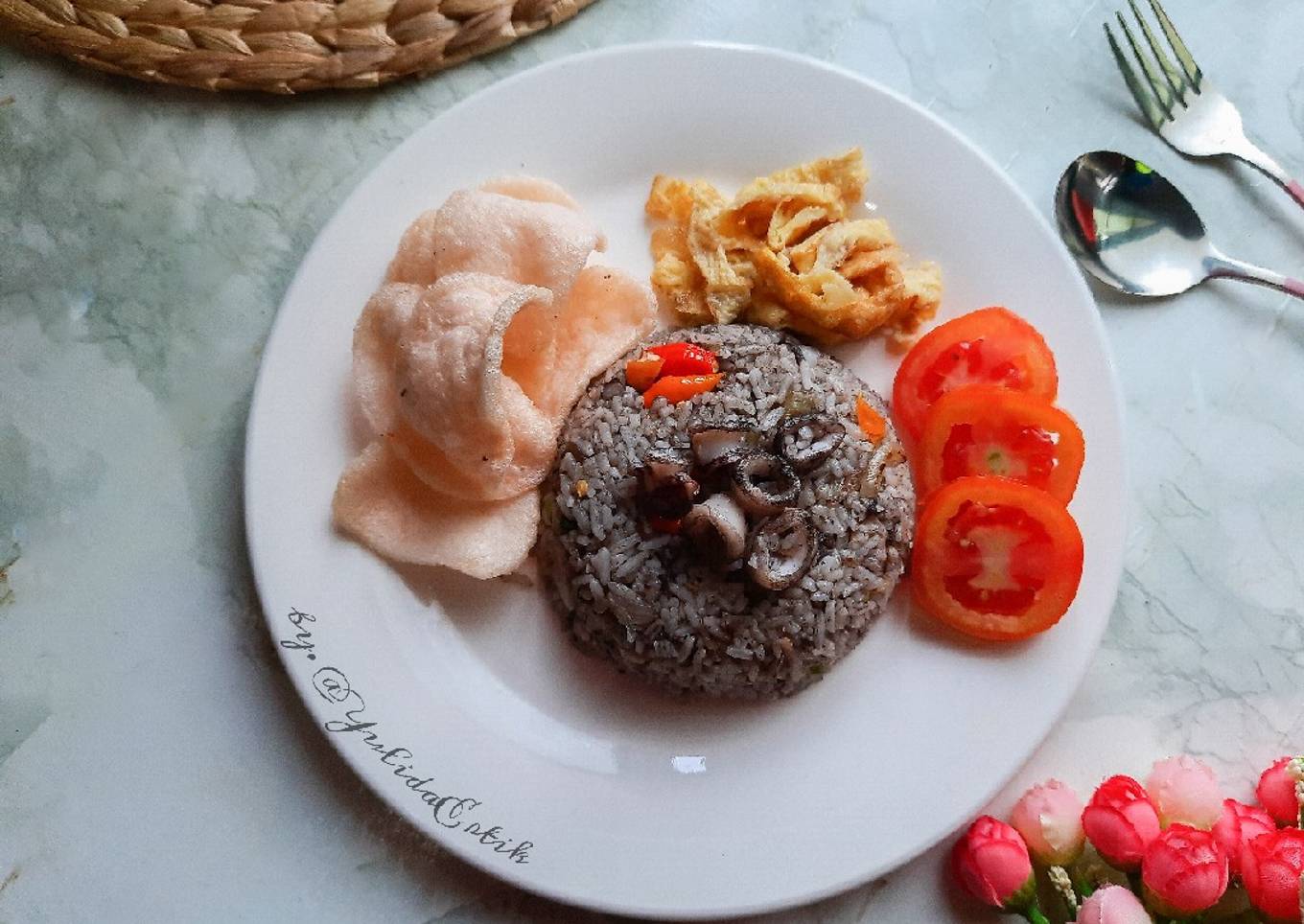Nasi Goreng Cumi Hitam