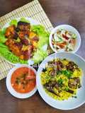 Nasi Arab Daging Tulang dan Ayam Mandy