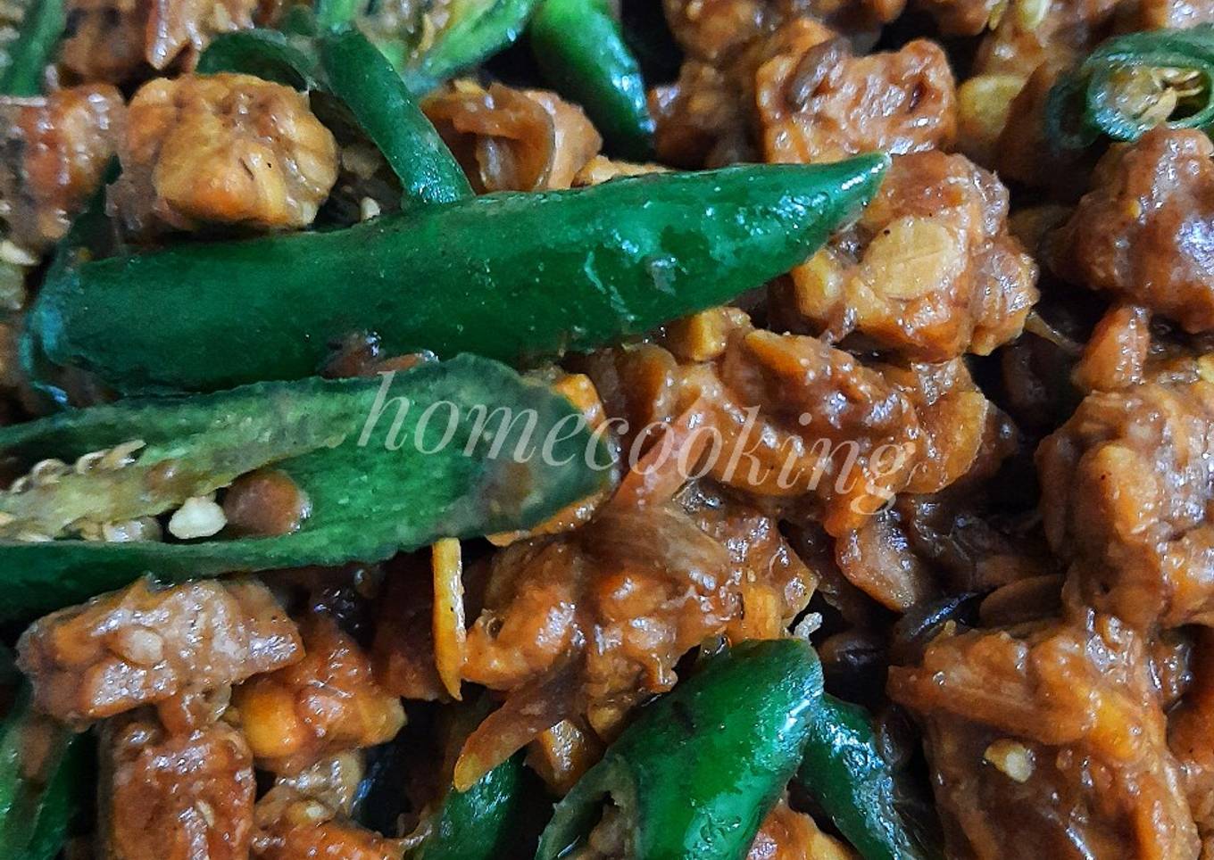 Tempe tauco cabe hijau