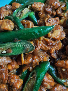 Foto resep Tempe tauco cabe hijau