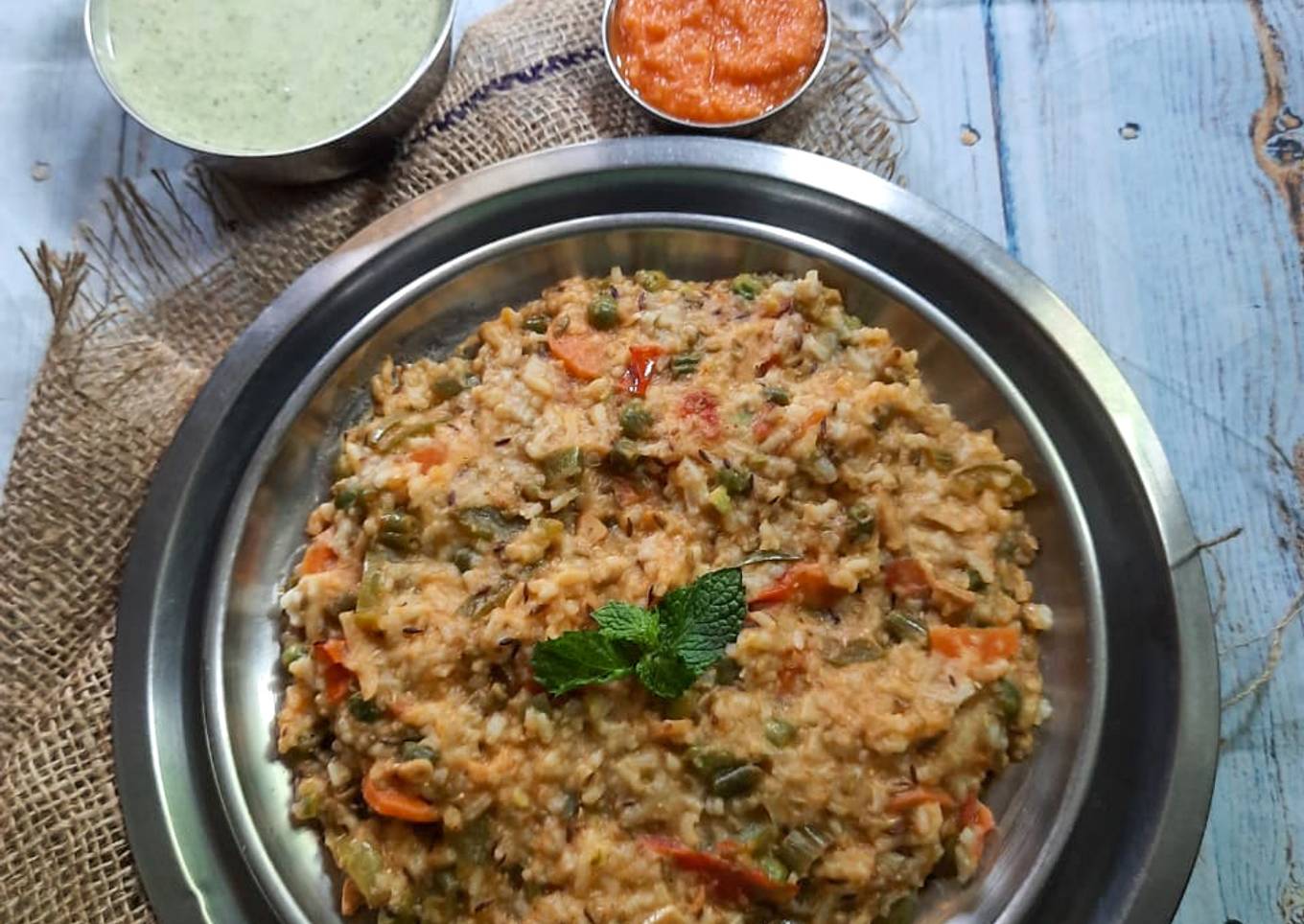 Vegetable khichdi