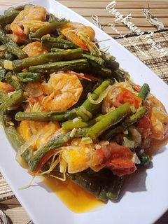Foto resep Oseng kacang panjang