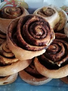 Kakaós és fahéjas csiga recept fotója