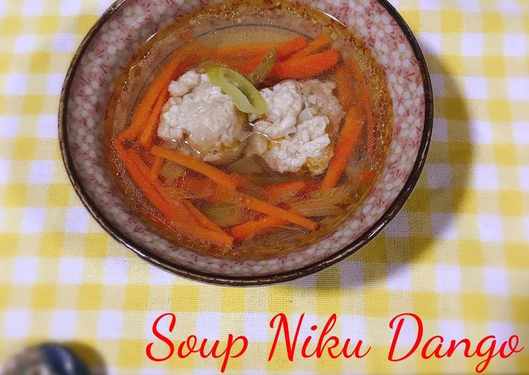 Japanese Soup Niku Dango (sup meatball)
