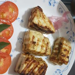 Grilled chutney paneer A picture of Grilled chutney paneer.