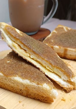 Foto resep Roti Panggang Isi Keju Topping Ala 'Roti Boy'