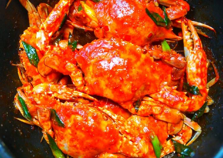 Kepiting Saus Padang (simple)