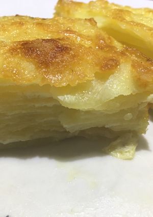 Una foto de Milhojas de papas