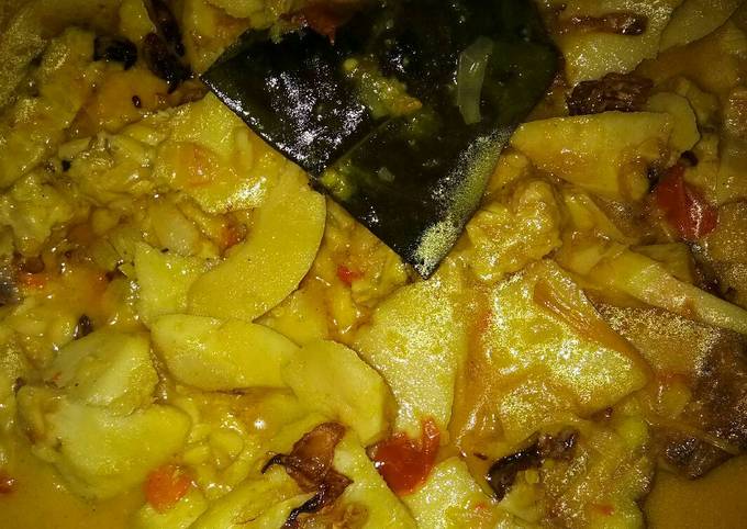 Langkah Mudah untuk Menyiapkan Rebung santan kuning Anti Gagal