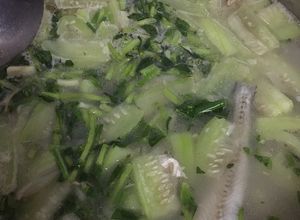 Hình của món Canh cá khoai rau rút.
