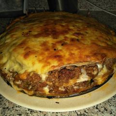 A picture of Beef mince stack.