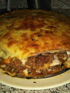 A picture of Beef mince stack.