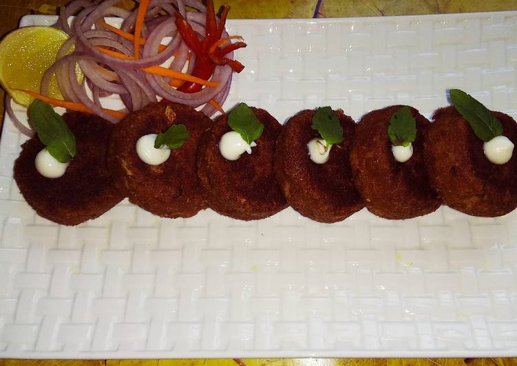 Step-by-Step Guide to Prepare Super Quick Homemade Soya Galouti kebab (veg)