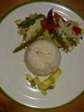 Repollo con chiles y cebolla morada