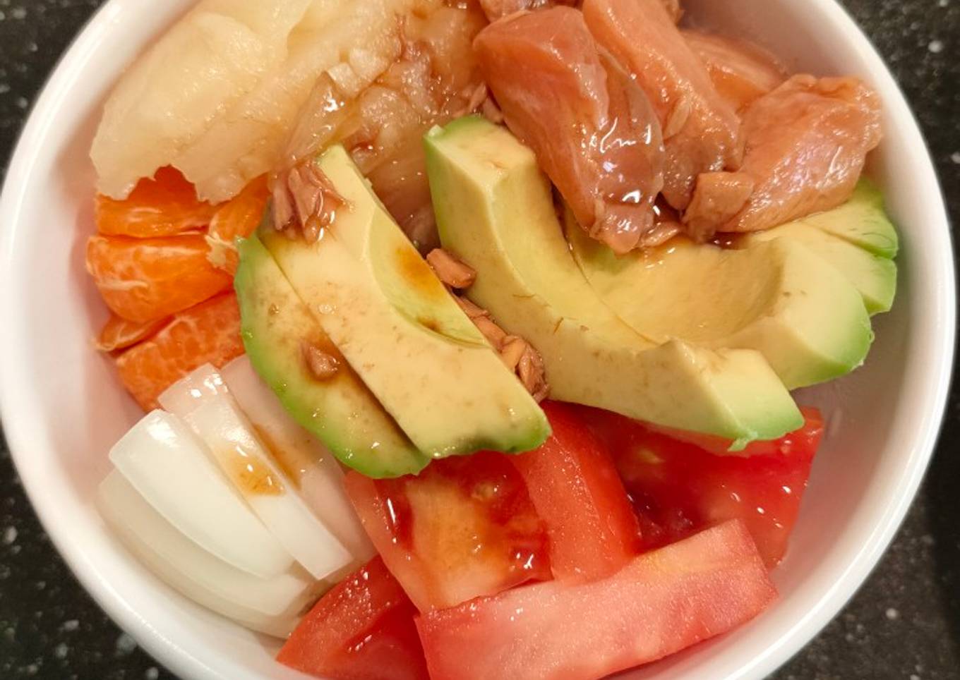 Poke bowl de salmón