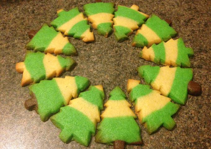 Christmas tree cookies