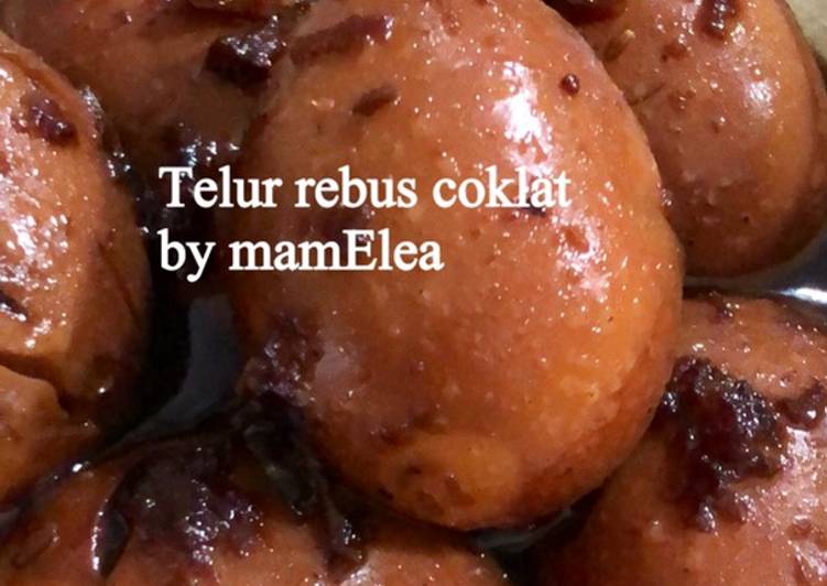 Telur rebus coklat