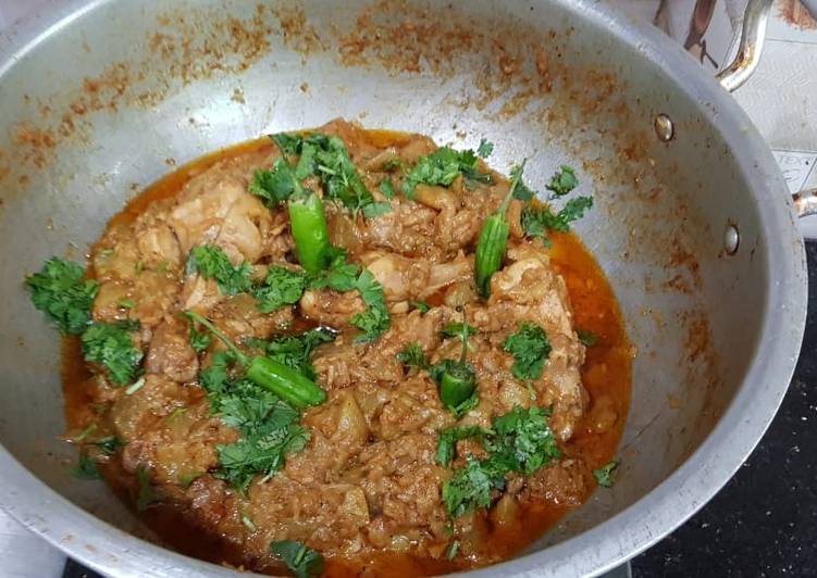 Recipe of Yummy Bhounwa kadu chicken