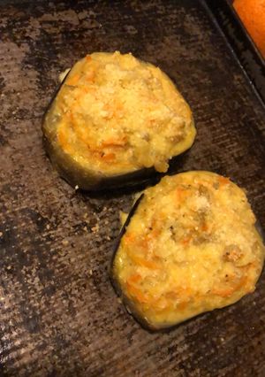 Una foto de Berenjenas rellenas