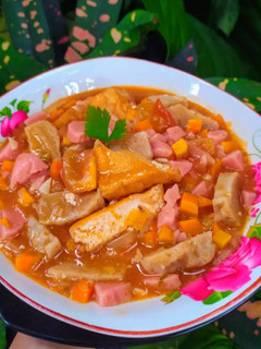 Foto resep Asam manis Tahu bakso dan Sosis