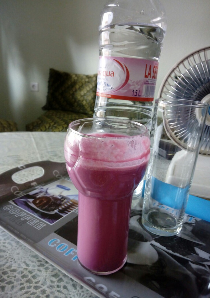 Una foto de Batido de remolacha