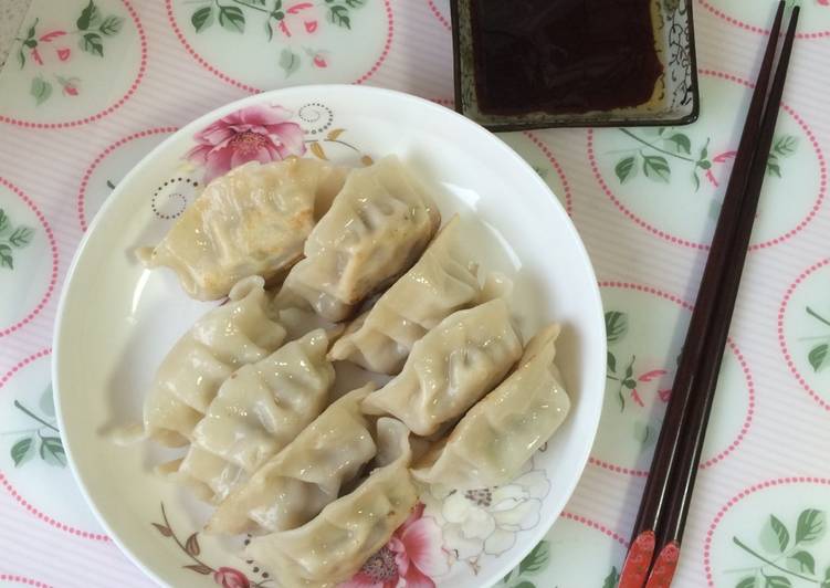 Gyoza non-halal ala rumahan