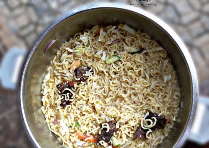 Easiest Way to Prepare Favorite Noodles with fried beef