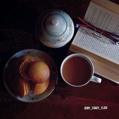 A picture of Orange cupcakes -tea time!.