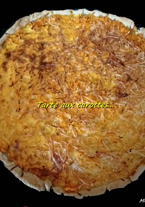 Une photo de Tarte aux carottes au cook expert #cookexpertmagimix