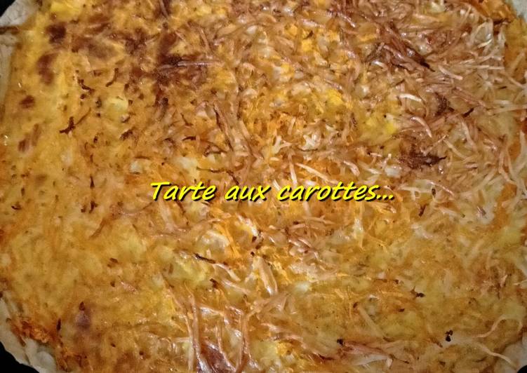Tarte aux carottes au cook expert