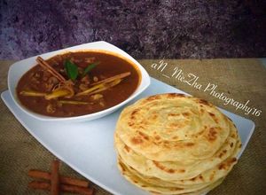 Foto resep Roti Canai & Kari Daging