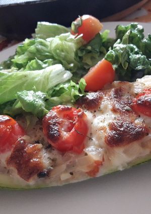 Una foto de Zucchini Rellenos