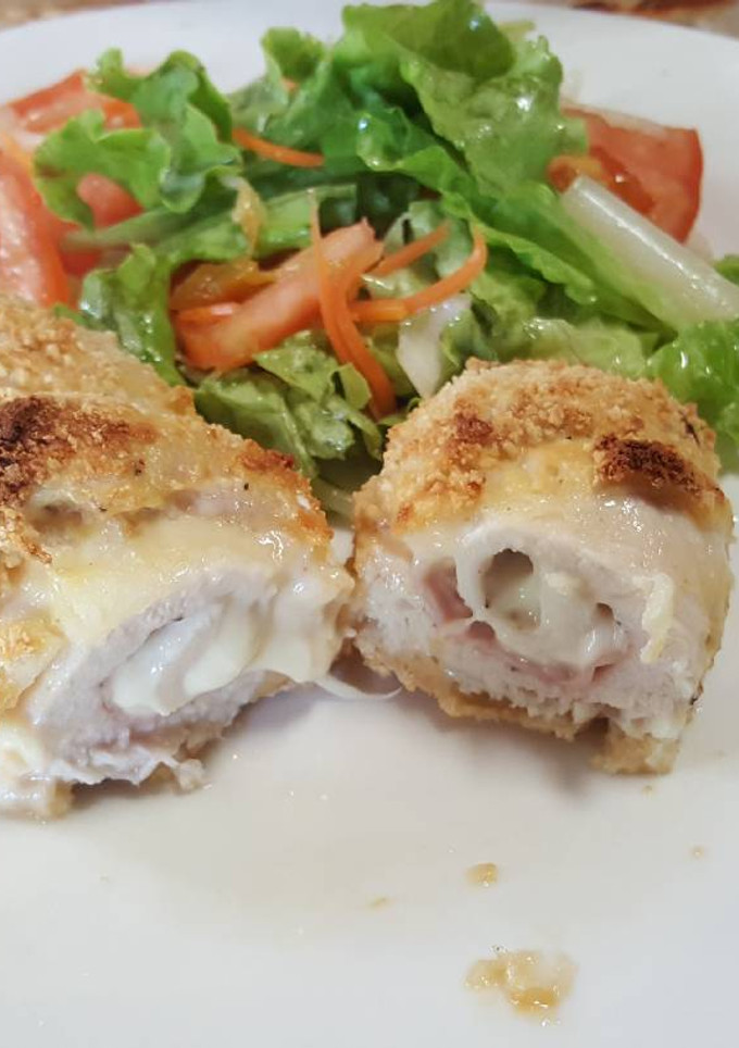 Una foto de Pechuga de pavo rellena al horno
