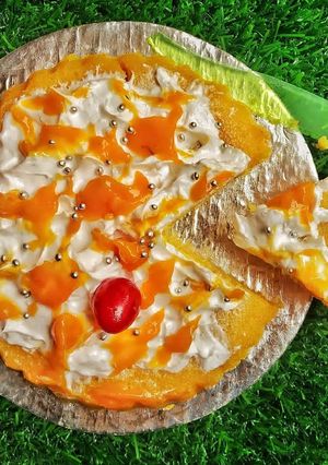 A picture of Mango cake.