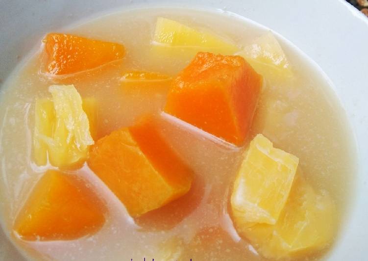 Kolak singkong labu kuning kuah duren