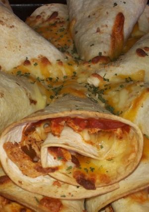 A picture of Fajita party cones.