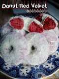 Donat Red Velvet "Beetroot"(Ubi Bit)